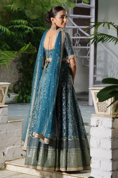 Studio Twelve 11 Floral Embroidered Lehenga Set 