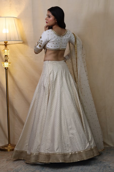 Studio Twelve 11 Woven Floral Lehenga Set 