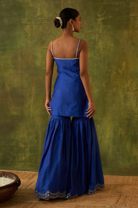 Bhawna Sethi Shravana Embroidered Kurta Gharara Set