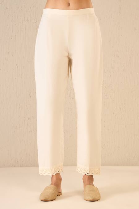 Shop Shivani Bhargava Multi Color Chanderi Printed Floral Notched Kurta Online at Aza Fashions Shop_Shivani Bhargava_Multi Color Chanderi Printed Floral Notched Kurta _Online_at_Aza_Fashions