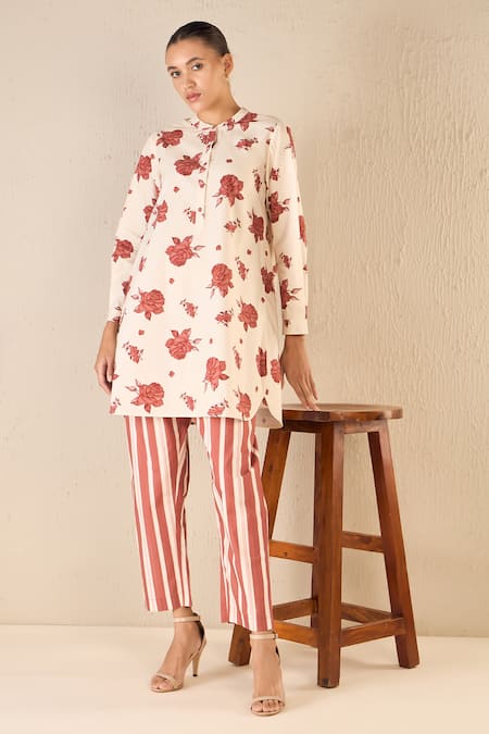 Shivani Bhargava Blossom Floral Print Tunic 