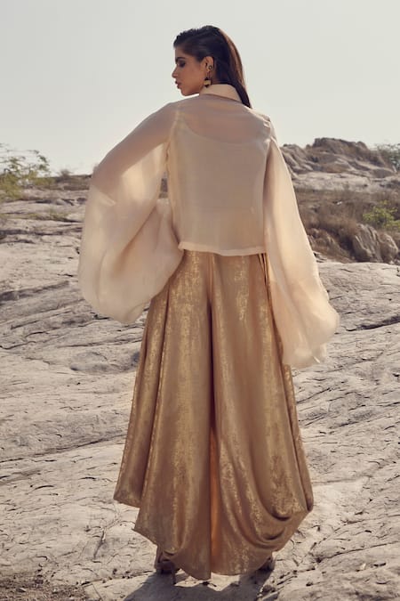 Ritika Arya Jain Cuff Embroidered Shirt 