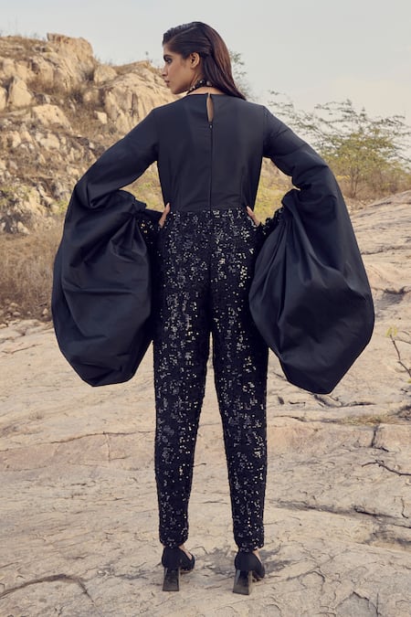 Ritika Arya Jain Wanderer Sequins Embroidered Jumpsuit 