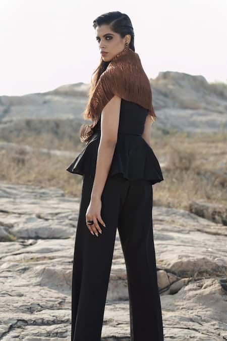 Ritika Arya Jain Two Tone Peplum Love Top 