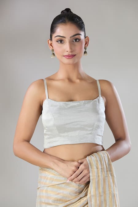 Sheela Suthar Sava Handwoven Blouse 