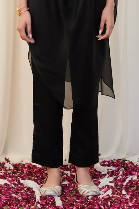 Buy Rirasa Black Organza, Silk Sequins, Beads Keelak Yoke Embroidered Kurta And Pant Set Online at Aza Fashions Buy_Rirasa_Black Organza, Silk Sequins, Beads Keelak Yoke Embroidered Kurta And Pant Set _Online_at_Aza_Fashions