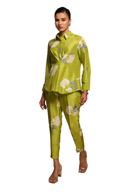 Avni Bhuva Atarashii Flora Print Top With Pant 