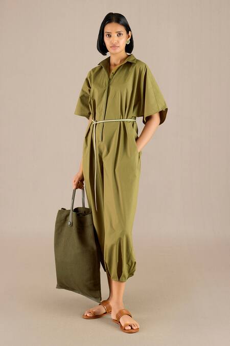 Ampm Green Bibi Tote Bag Online at Aza Fashions Ampm_Green Bibi Tote Bag_Online_at_Aza_Fashions