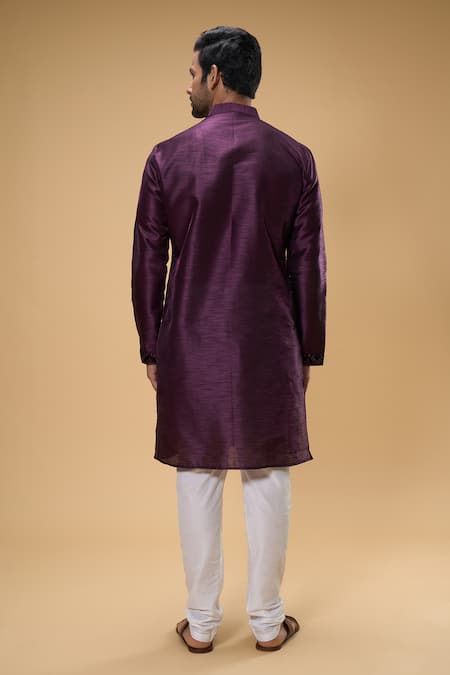 Arihant Rai Sinha Placement Embroidered Kurta & Churidar Set 