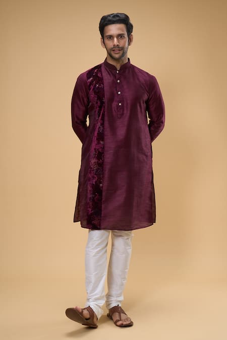 Arihant Rai Sinha Zari Thread Placement Embroidered Kurta 