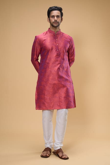 Arihant Rai Sinha Floral Woven Kurta 