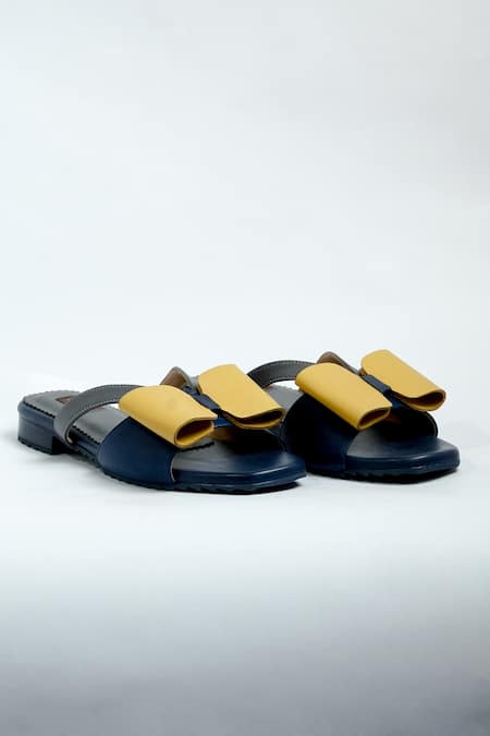 ANIKET GUPTA Titli Color Block Strap Flats 