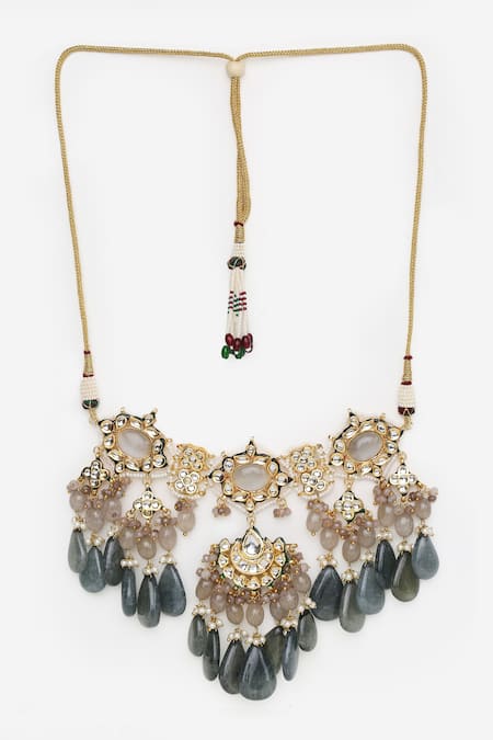 Khushi Jewels Embellished Choker Necklace Set 