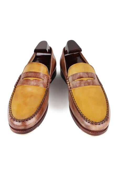 Buy_Fellmonger_Yellow Mirror Glossed Moccasins 