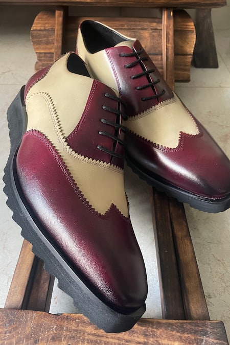 Fellmonger Plain Lace-Up Oxford Shoes 