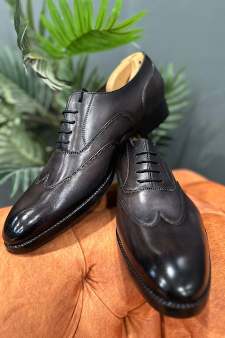 FELLMONGER Solid Oxford Shoes 