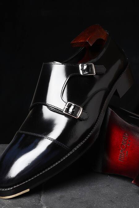 Shop_Fellmonger_Black Brushed Double Monks 