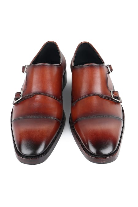 Shop_Fellmonger_Brown Mirror Glossed Double Monks 