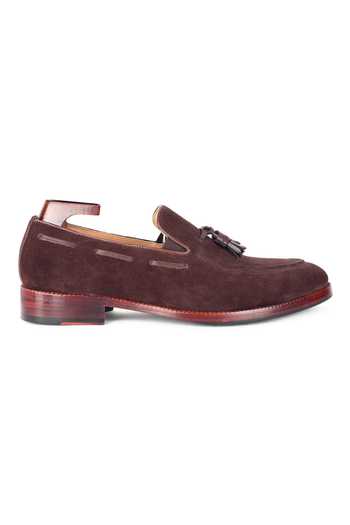 Buy Fellmonger Brown Tassel Leather Loafers Online at Aza Fashions Buy_Fellmonger_Brown Tassel Leather Loafers _Online_at_Aza_Fashions