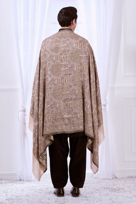 Taroob Fine Wool Zari Work Shawl 