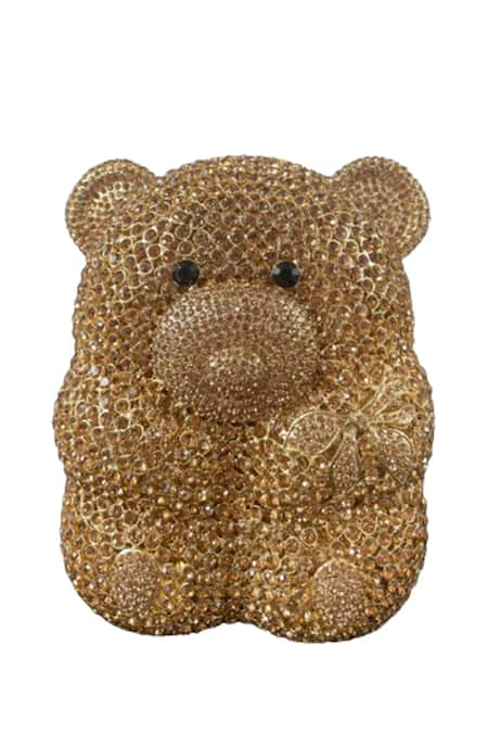 Oceana Clutches Teddy Bear Shaped Clutch 