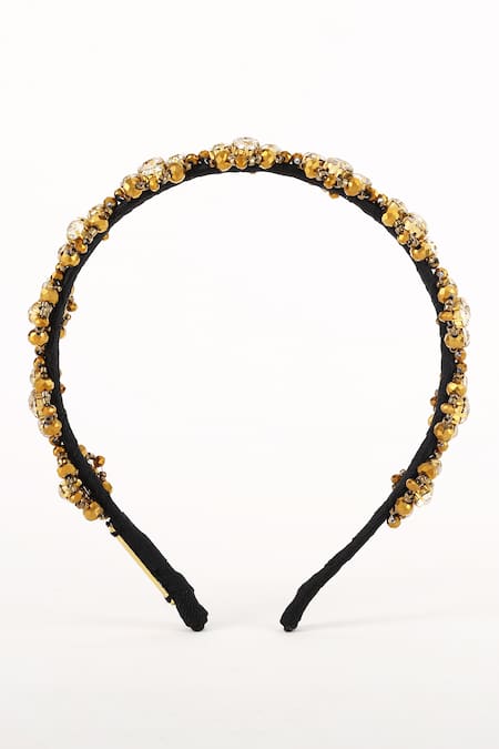 Born Flash Shimmer Bead Embellished Hairband 