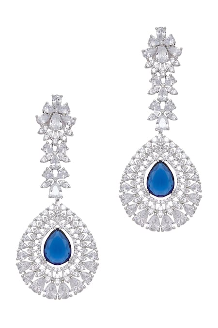 Buy Chaotiq By Arti White Stones Studded Multi-layer Necklace Set Online at Aza Fashions Buy_Chaotiq By Arti_White Stones Studded Multi-layer Necklace Set_Online_at_Aza_Fashions