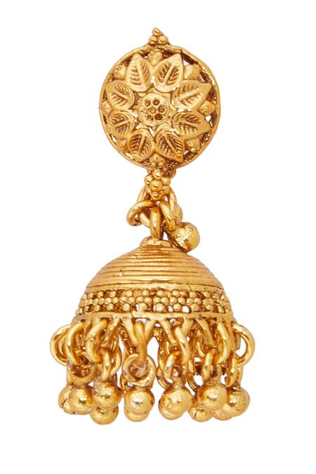 Buy_Chaotiq By Arti_Gold Plated Beads Layered Necklace Set_Online_at_Aza_Fashions