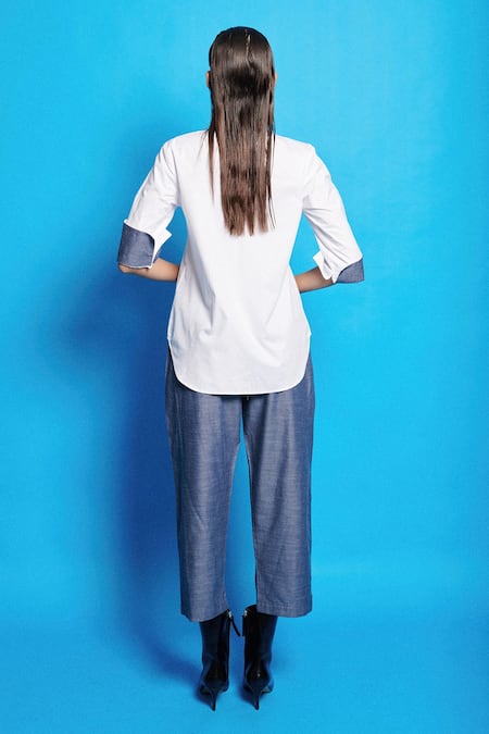 Cin Cin Floral Patchwork Embroidered Top & Pant Set