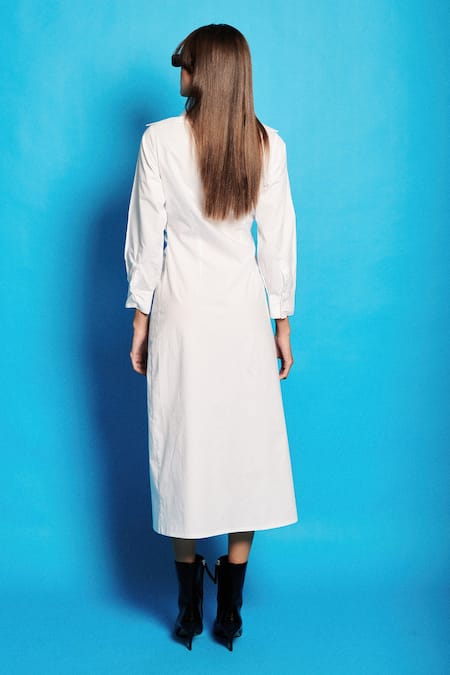 Cin Cin Embroidered Midi Dress 