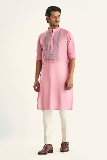 Raghavendra Rathore Jodhpur The Festive Yoke Kurta 