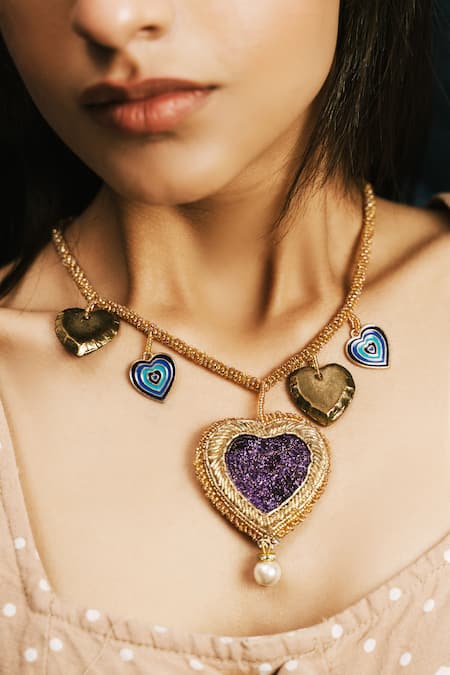 Moirra Mera Dil Heart Pendant Necklace 