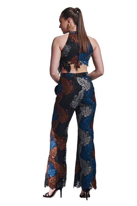 Buy Torqadorn Multi Color Floral Pant Online at Aza Fashions Buy_Torqadorn_Multi Color Floral Pant_Online_at_Aza_Fashions
