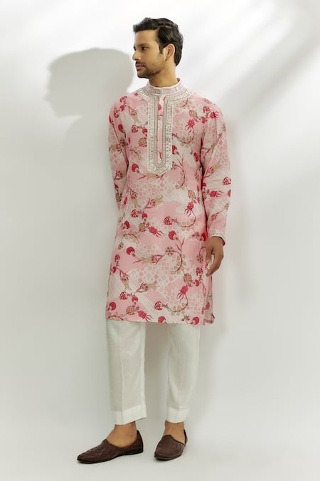 Nadima Saqib Floral Print Kurta 