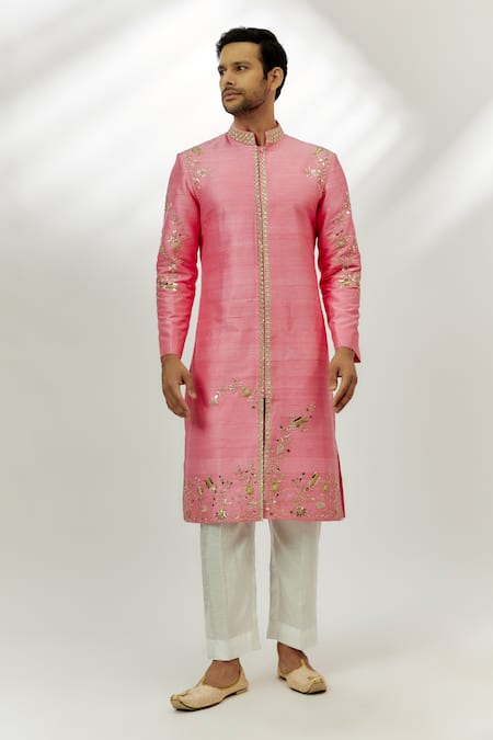 Nadima Saqib Embroidered Sherwani With Pant 