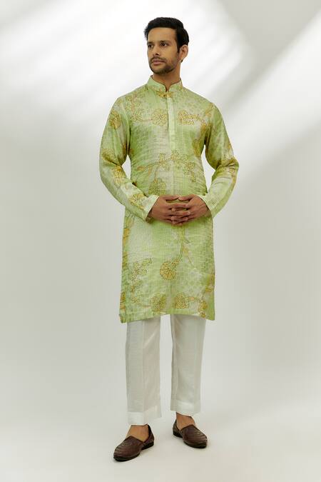 Nadima Saqib Green , Chanderi Embroidery, Zari Zardozi Bundi Set Online at Aza Fashions Nadima Saqib_Green , Chanderi Embroidery, Zari Zardozi Bundi Set _Online_at_Aza_Fashions