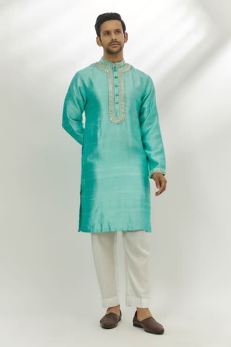 Nadima Saqib Zardozi Embroidered Kurta 