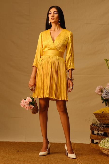 Aroka Mimosa Ruched Summer Dress 