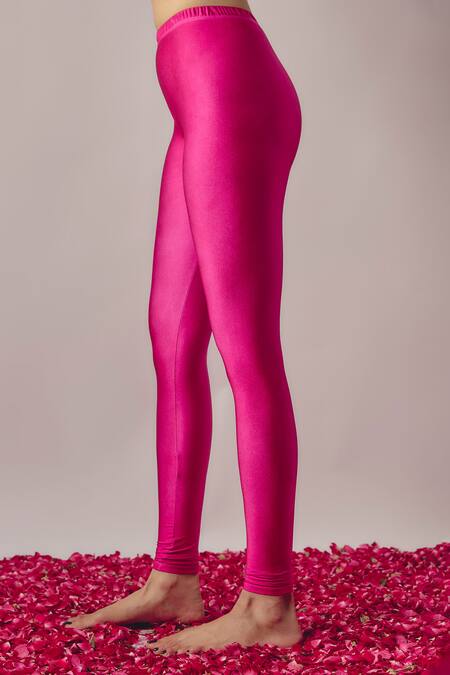 Krishna Padia_Pink Silk Organza, Lycra, Crepe Floral Print And Embellished Anarkali Set _Online_at_Aza_Fashions