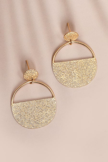 Nazaakat By Samara Singh Ocean Circlet Hoop Earrings 