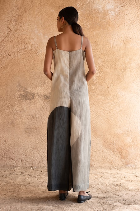 Clos Abstract Print Jumpsuit 
