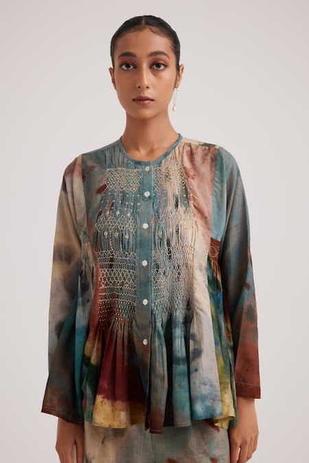 Cord Frida Abstract Pattern Top 