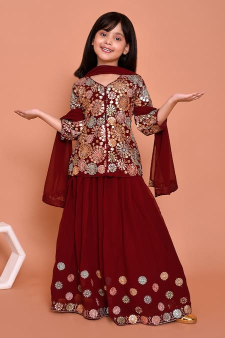 Samyukta Singhania Embroidered Kurta Lehenga Set 