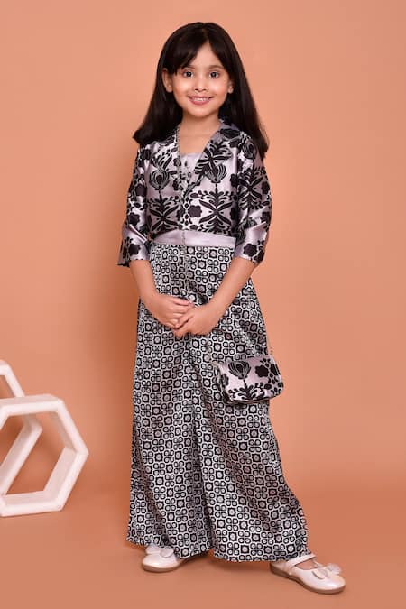 Samyukta Singhania Floral Print Kurta Palazzo Set 