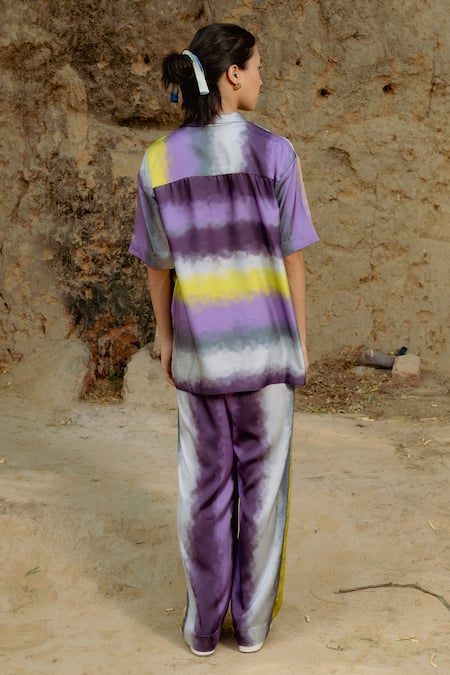 Raasa Yuna Abstract Pattern Shirt With Pant 