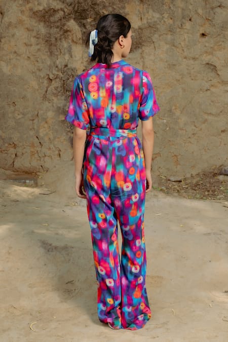 Raasa Luna Abstract Pattern Jumpsuit 