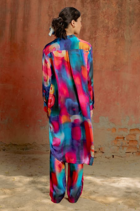 Raasa Aster Bubble Pattern Kurta With Pant 