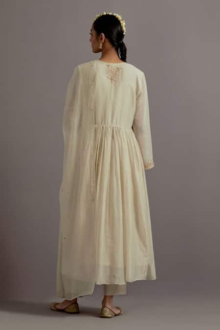 Deep Thee Guccha Booti Embroidered Yoke Anarkali Set 