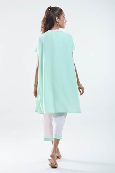 Mayank Anand Shraddha Nigam Pleated Short Dress With Jacket 