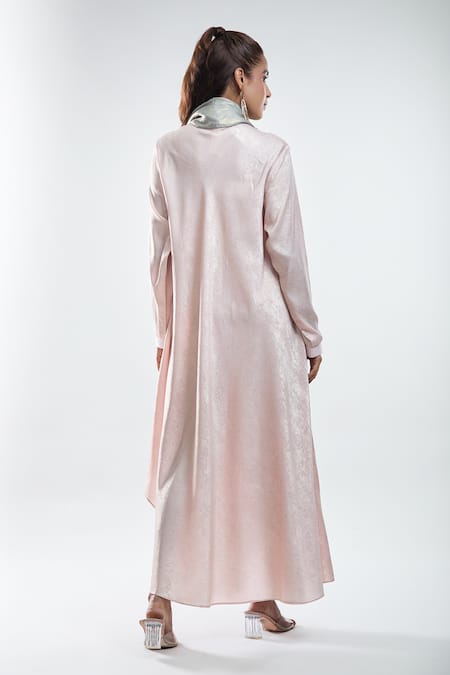 Mayank Anand Shraddha Nigam Masn Cowl Neck Dress 